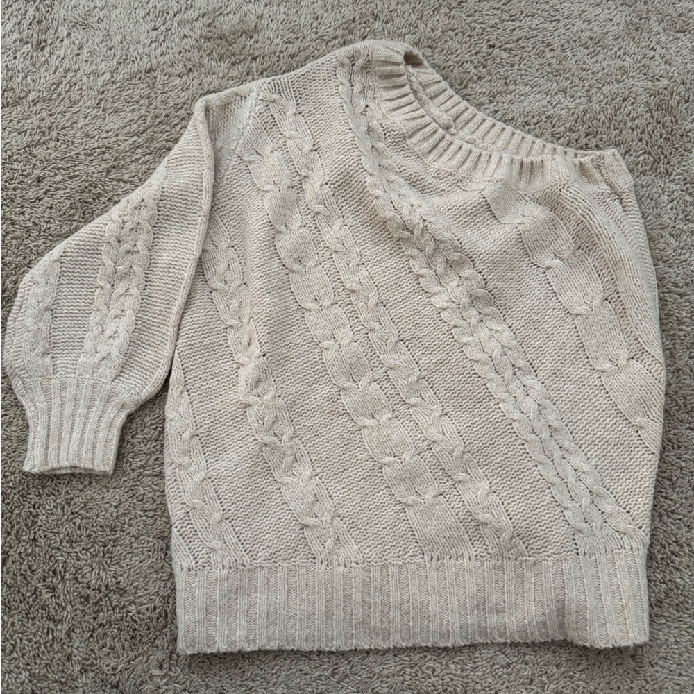 Boutique one shoulder sweater, size XLarge